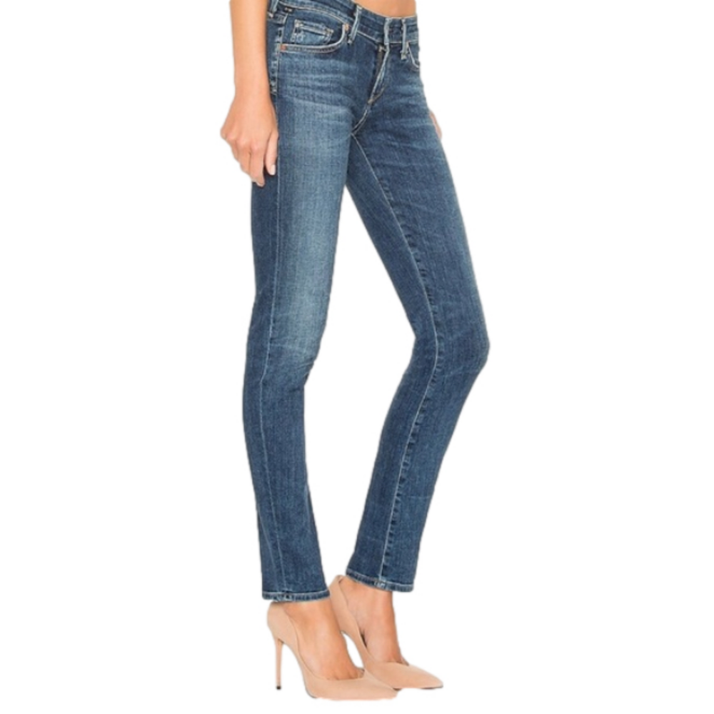 Citizens Of Humanity Revolve Low Rise 3 Inch Cropped Raw Edge Skinny Jeans S29